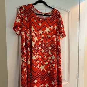 Lularoe Carly dress-4th of July!